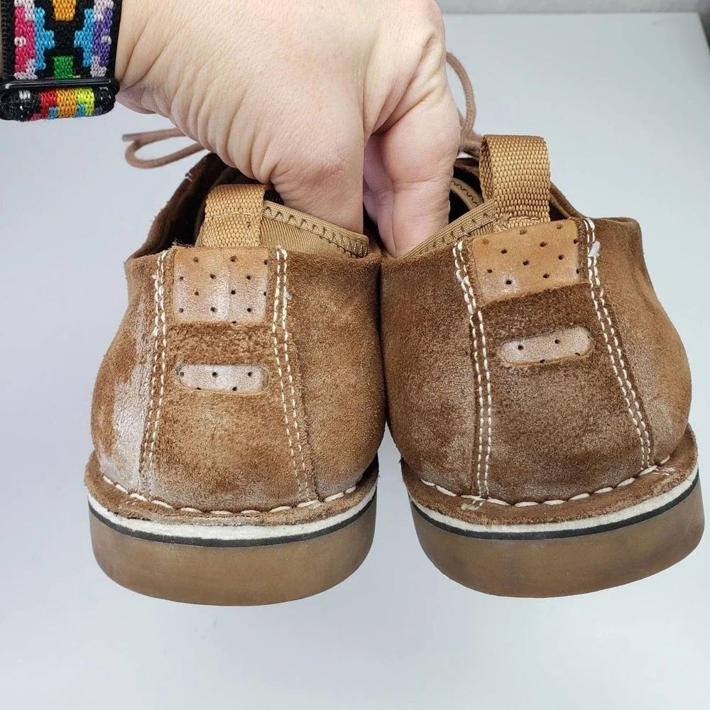 Steve Madden Stannis Brushed Suede Leather Oxford Men's 10‎ Tan